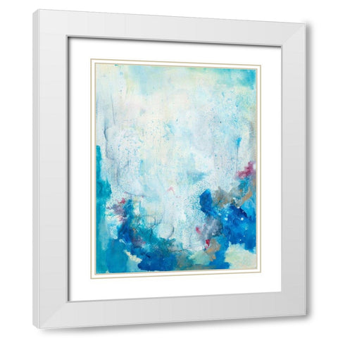 In the Mist II White Modern Wood Framed Art Print with Double Matting by Combs, Joyce