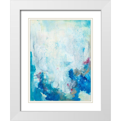 In the Mist II White Modern Wood Framed Art Print with Double Matting by Combs, Joyce