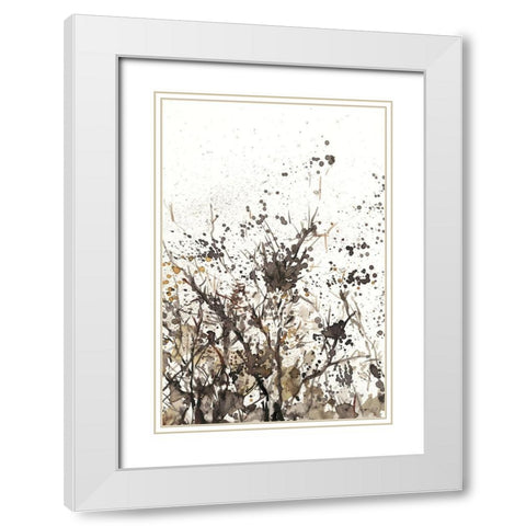 In the Weeds I White Modern Wood Framed Art Print with Double Matting by Dixon, Samuel