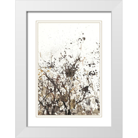 In the Weeds I White Modern Wood Framed Art Print with Double Matting by Dixon, Samuel
