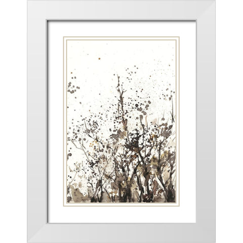 In the Weeds II White Modern Wood Framed Art Print with Double Matting by Dixon, Samuel