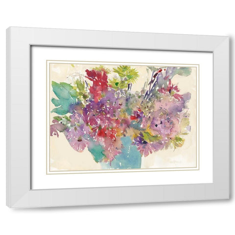 Summer Planter II White Modern Wood Framed Art Print with Double Matting by Dixon, Samuel