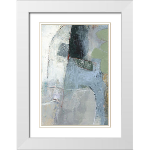 Fraser I White Modern Wood Framed Art Print with Double Matting by Jachimiec, Sue