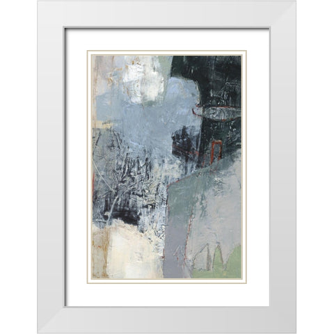 Fraser II White Modern Wood Framed Art Print with Double Matting by Jachimiec, Sue