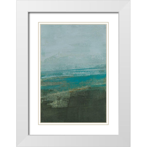 Werra I White Modern Wood Framed Art Print with Double Matting by Jachimiec, Sue