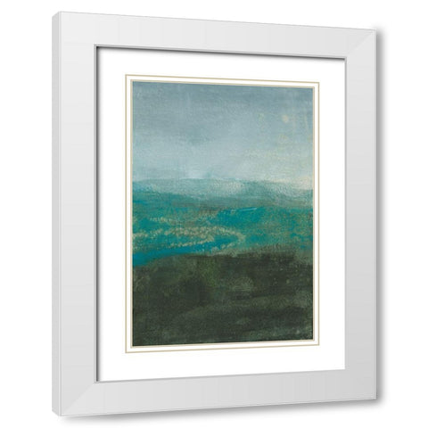 Werra II White Modern Wood Framed Art Print with Double Matting by Jachimiec, Sue
