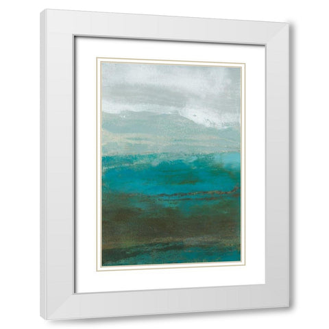 Werra III White Modern Wood Framed Art Print with Double Matting by Jachimiec, Sue
