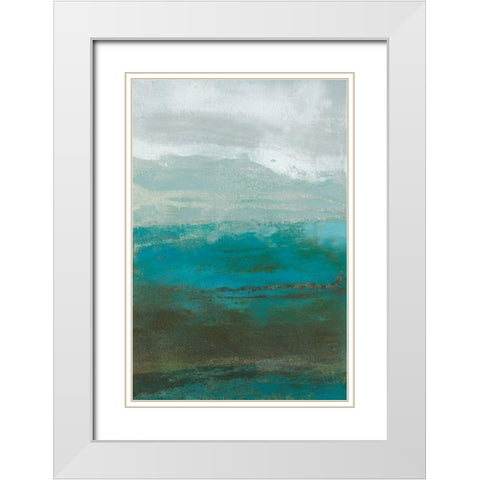 Werra III White Modern Wood Framed Art Print with Double Matting by Jachimiec, Sue