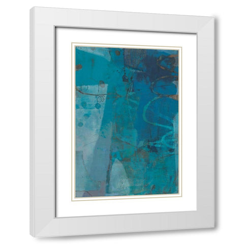 Chivy III White Modern Wood Framed Art Print with Double Matting by Jachimiec, Sue