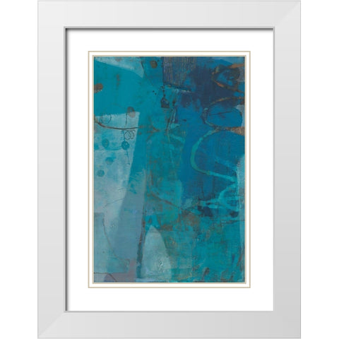 Chivy III White Modern Wood Framed Art Print with Double Matting by Jachimiec, Sue