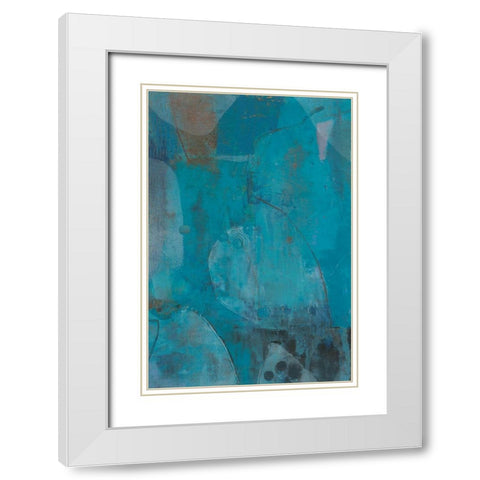 Chivy IV White Modern Wood Framed Art Print with Double Matting by Jachimiec, Sue