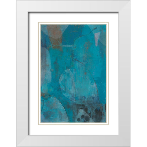 Chivy IV White Modern Wood Framed Art Print with Double Matting by Jachimiec, Sue