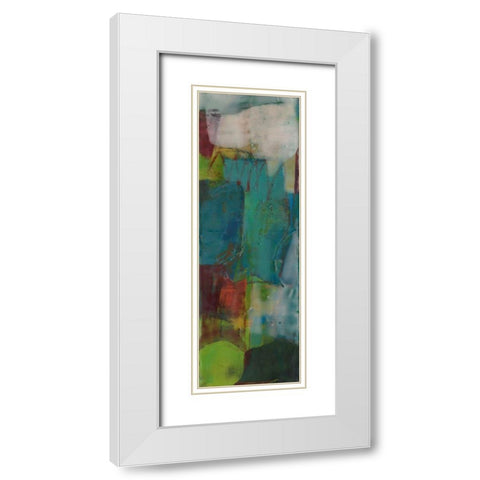 Nisus II White Modern Wood Framed Art Print with Double Matting by Jachimiec, Sue