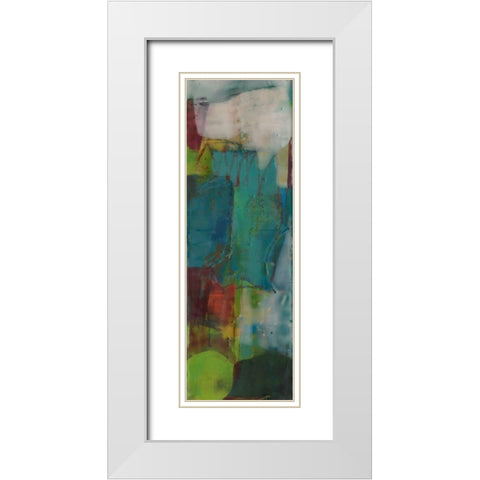 Nisus II White Modern Wood Framed Art Print with Double Matting by Jachimiec, Sue