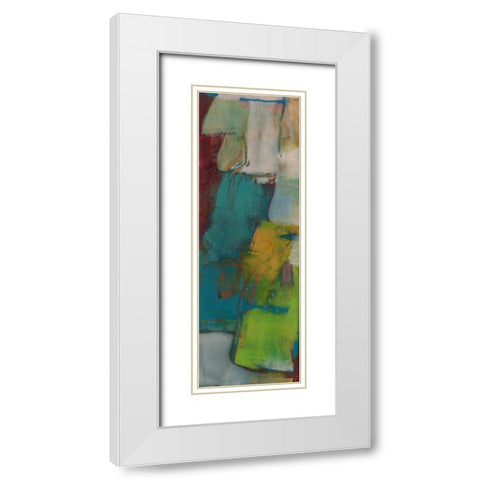 Nisus IV White Modern Wood Framed Art Print with Double Matting by Jachimiec, Sue