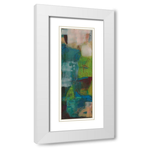 Nisus V White Modern Wood Framed Art Print with Double Matting by Jachimiec, Sue