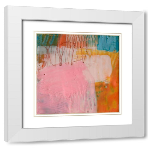 Braw I White Modern Wood Framed Art Print with Double Matting by Jachimiec, Sue