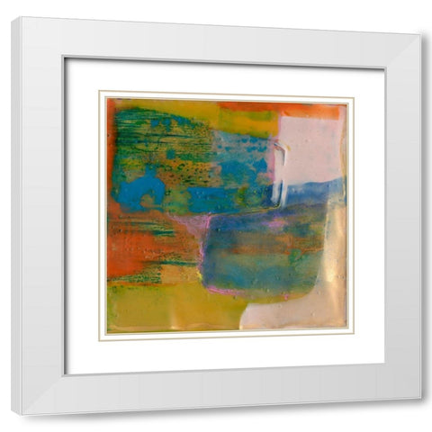 Braw V White Modern Wood Framed Art Print with Double Matting by Jachimiec, Sue