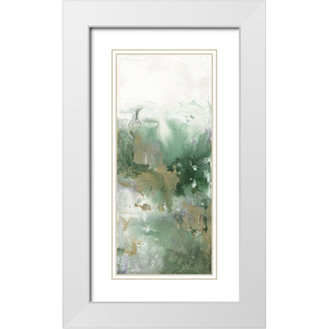 Sudra I White Modern Wood Framed Art Print with Double Matting by Bramma, Lila