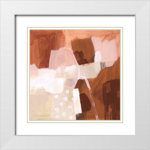 Cocoa II White Modern Wood Framed Art Print with Double Matting by Borges, Victoria