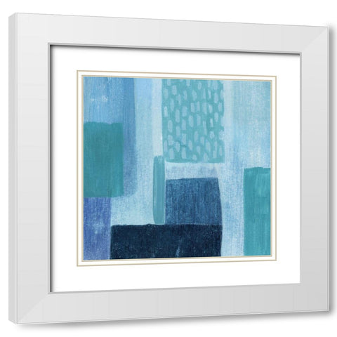 Waterfall Whisper II White Modern Wood Framed Art Print with Double Matting by Popp, Grace