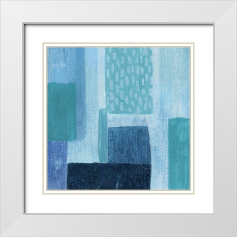 Waterfall Whisper II White Modern Wood Framed Art Print with Double Matting by Popp, Grace