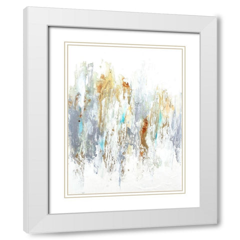 Neutros I White Modern Wood Framed Art Print with Double Matting by Herrera, Leticia