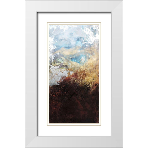 En la Tierra II White Modern Wood Framed Art Print with Double Matting by Herrera, Leticia