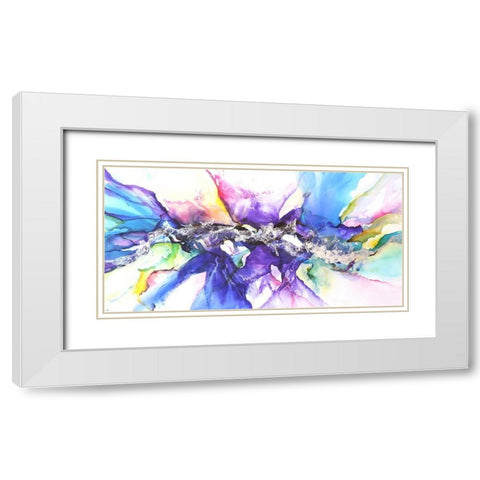 Moncada White Modern Wood Framed Art Print with Double Matting by Herrera, Leticia