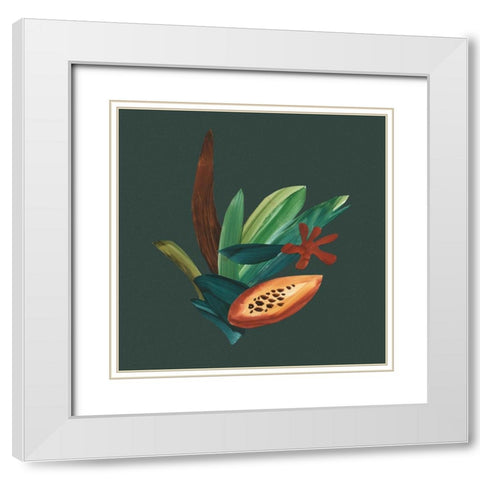 Tropic of Capricorn II White Modern Wood Framed Art Print with Double Matting by Stramel, Renee W.