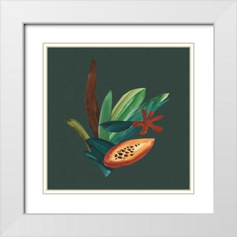 Tropic of Capricorn II White Modern Wood Framed Art Print with Double Matting by Stramel, Renee W.