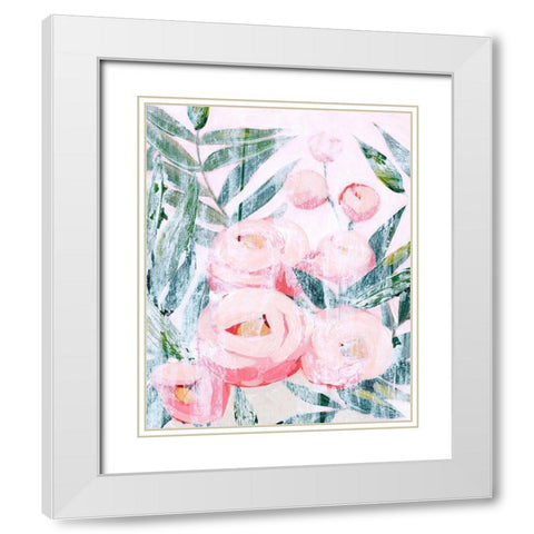 Bleached Bouquet III White Modern Wood Framed Art Print with Double Matting by Popp, Grace