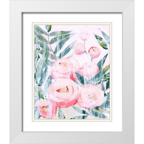 Bleached Bouquet III White Modern Wood Framed Art Print with Double Matting by Popp, Grace