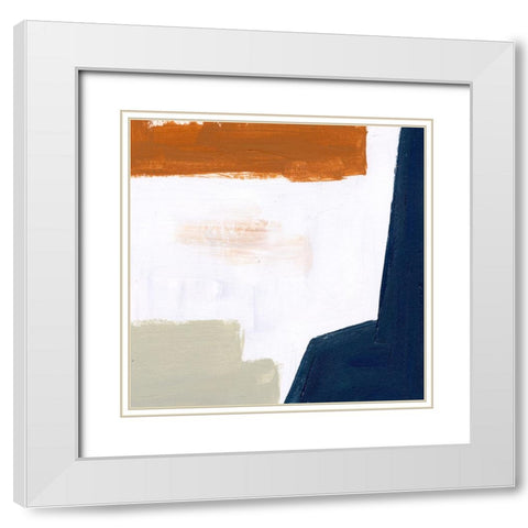 After You II White Modern Wood Framed Art Print with Double Matting by Wang, Melissa