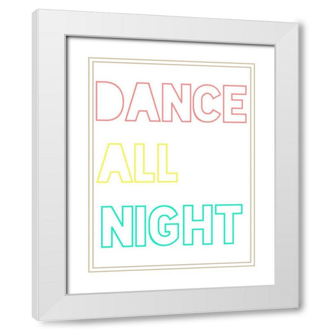 Full of Life II White Modern Wood Framed Art Print with Double Matting by Sizemore, Natalie
