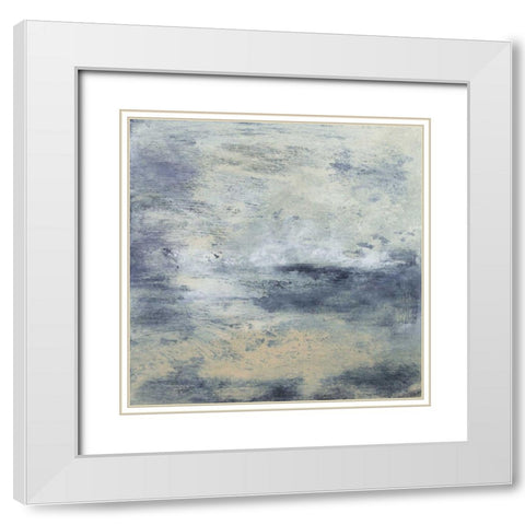 Obscure IV White Modern Wood Framed Art Print with Double Matting by Gordon, Sharon