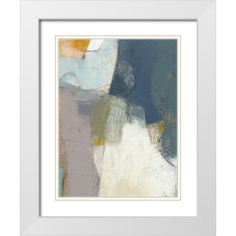 A Go Go I White Modern Wood Framed Art Print with Double Matting by Jachimiec, Sue