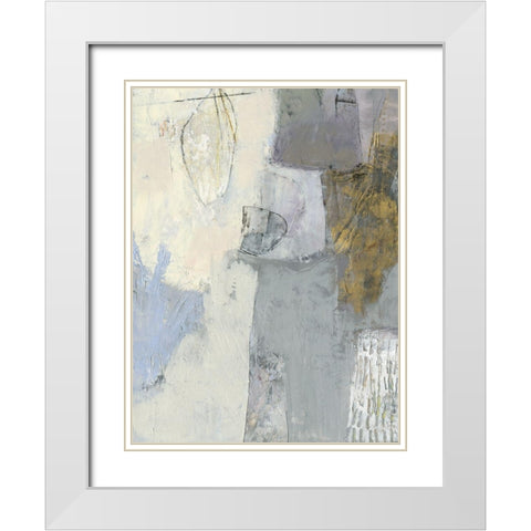 A Go Go IV White Modern Wood Framed Art Print with Double Matting by Jachimiec, Sue