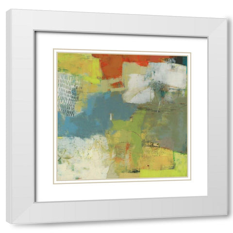 Saorsa II White Modern Wood Framed Art Print with Double Matting by Jachimiec, Sue