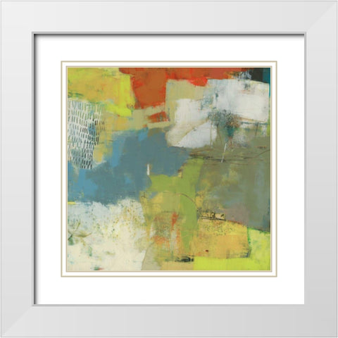 Saorsa II White Modern Wood Framed Art Print with Double Matting by Jachimiec, Sue