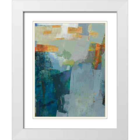 Ais White Modern Wood Framed Art Print with Double Matting by Jachimiec, Sue