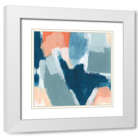 Post Haste II White Modern Wood Framed Art Print with Double Matting by Vess, June Erica