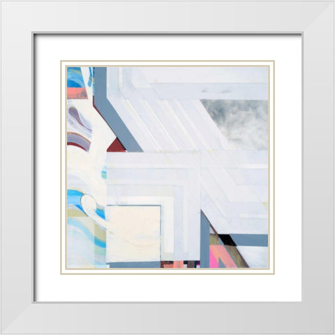 Smoking I White Modern Wood Framed Art Print with Double Matting by Bellissimo Art
