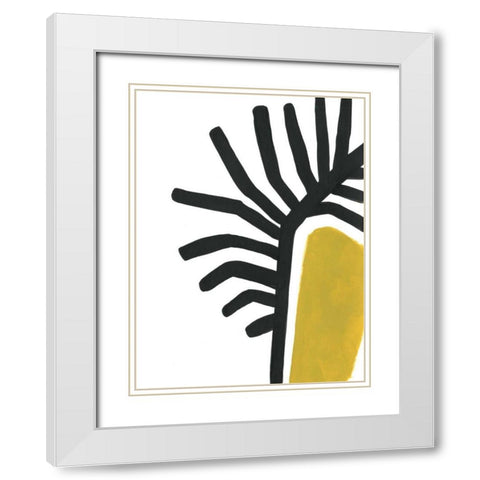 Color Block Maze IX White Modern Wood Framed Art Print with Double Matting by Vess, June Erica