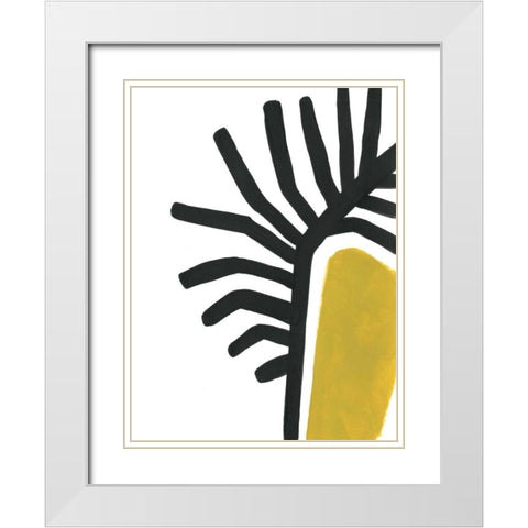Color Block Maze IX White Modern Wood Framed Art Print with Double Matting by Vess, June Erica