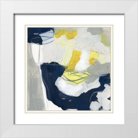 Totality I White Modern Wood Framed Art Print with Double Matting by Vess, June Erica