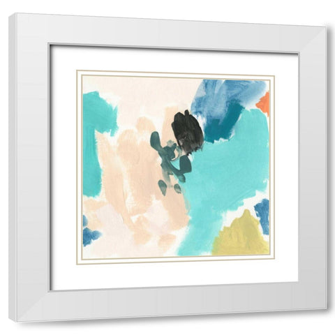 Polymeric III White Modern Wood Framed Art Print with Double Matting by Vess, June Erica