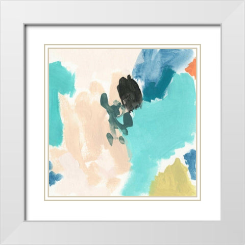 Polymeric III White Modern Wood Framed Art Print with Double Matting by Vess, June Erica