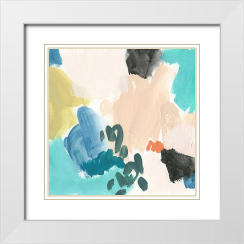Polymeric IV White Modern Wood Framed Art Print with Double Matting by Vess, June Erica