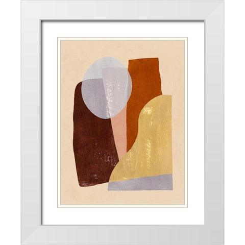 Sweet Sahara II White Modern Wood Framed Art Print with Double Matting by Warren, Annie